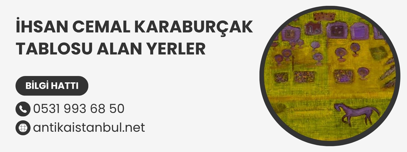 İhsan Cemal Karaburçak Tablosu Alan Yerler 2 İhsan Cemal Karaburçak Tablosu Alan Yerler